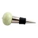 Pistachio Green Crackle Ceramic Wine Stopper